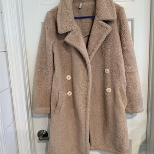 Z Supply Teddy Coat – Tan, XS